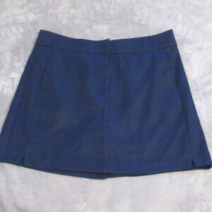 Izod Golf Skort Womens Sz 10 Navy Mid Rise Tennis Pickleball Activewear